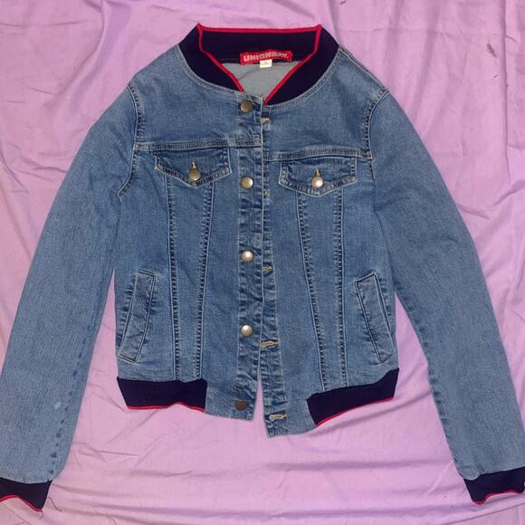 Union bay vintage denim bomber jacket - Picture 1 of 3